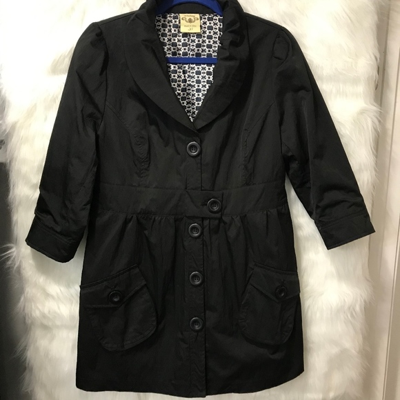DAHINY Jackets & Blazers - TRENDY BLACK WATER REPELLANT JACKET BY DAHINY